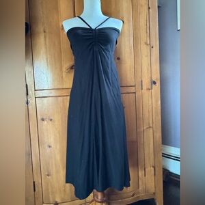 Patagonia Black Cotton Halter Dress, size S